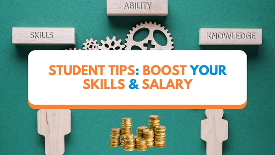 Benefits of a student job: skills, salary and CV